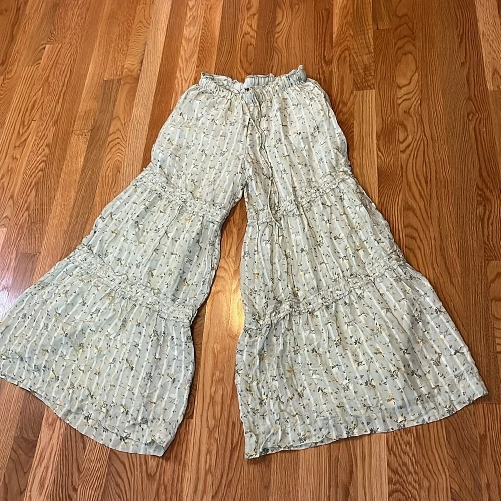 Free People Emmaline Tiered Pull-On Pants Size XS NWT